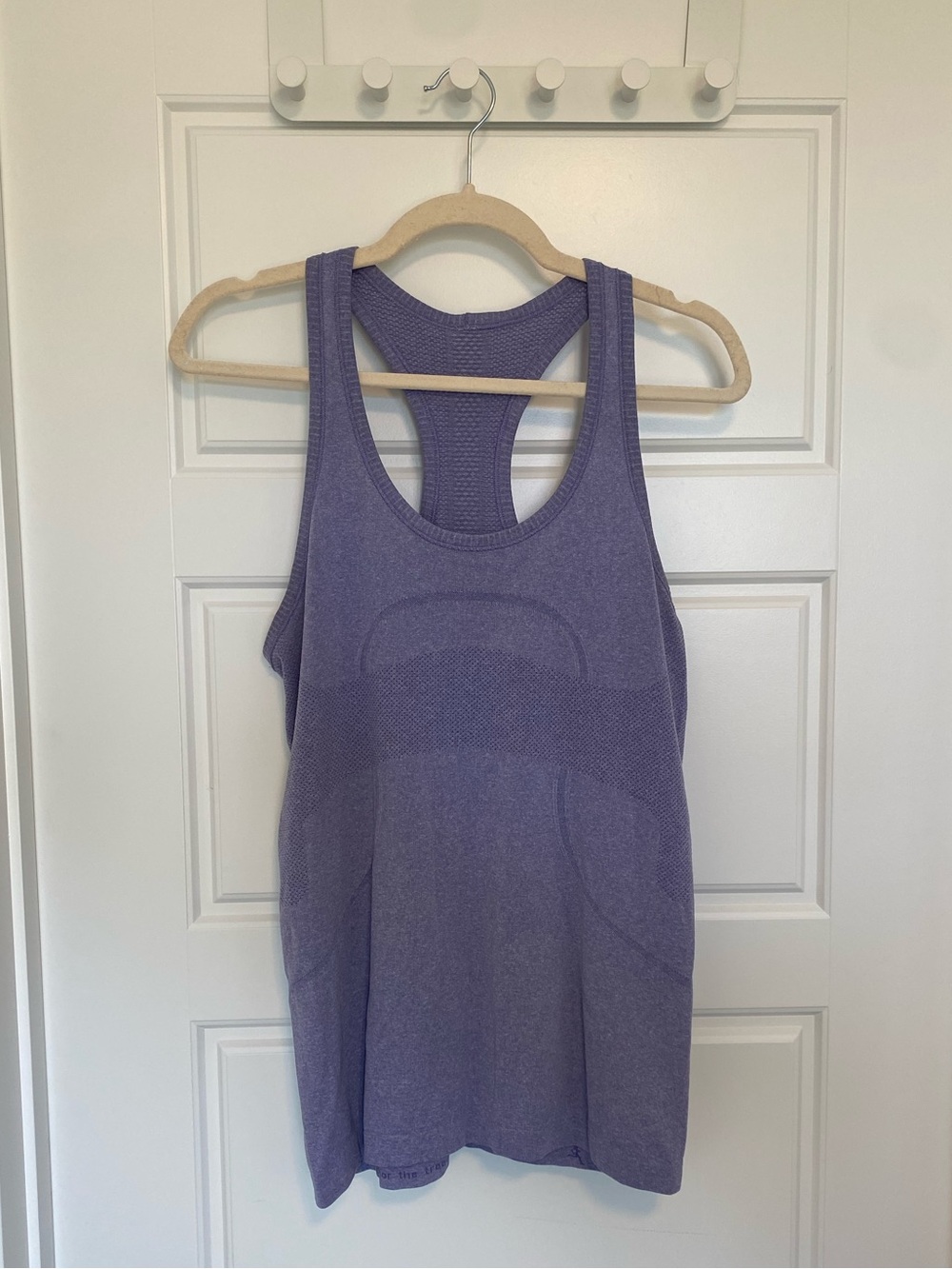 lululemon athletica Heathered Lavender Racerback Tank Top